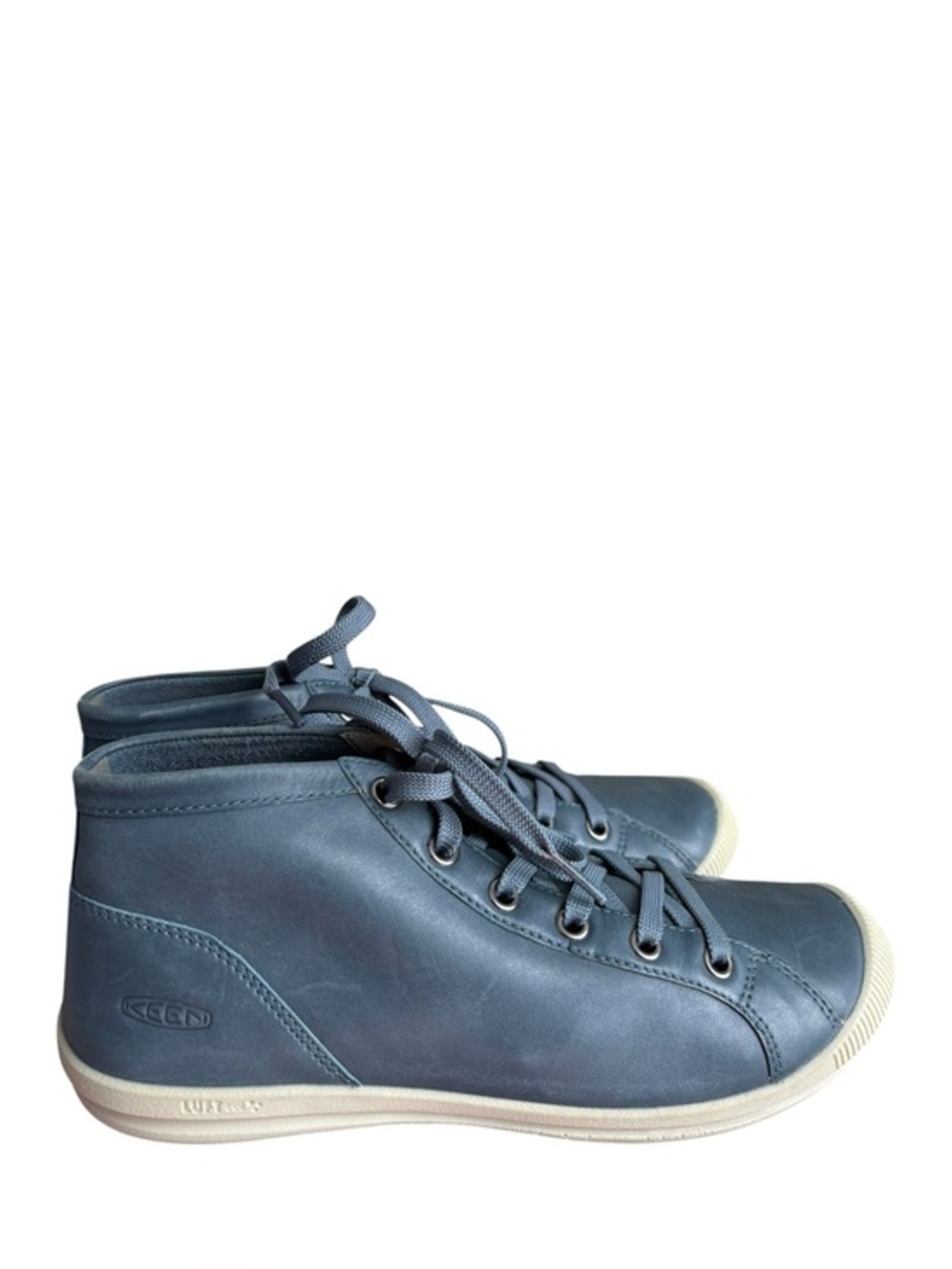 Lorelai Chukka blue leather  Boots - Women's size 7.